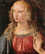 LEONARDO da Vinci The Annunciation oil painting artist